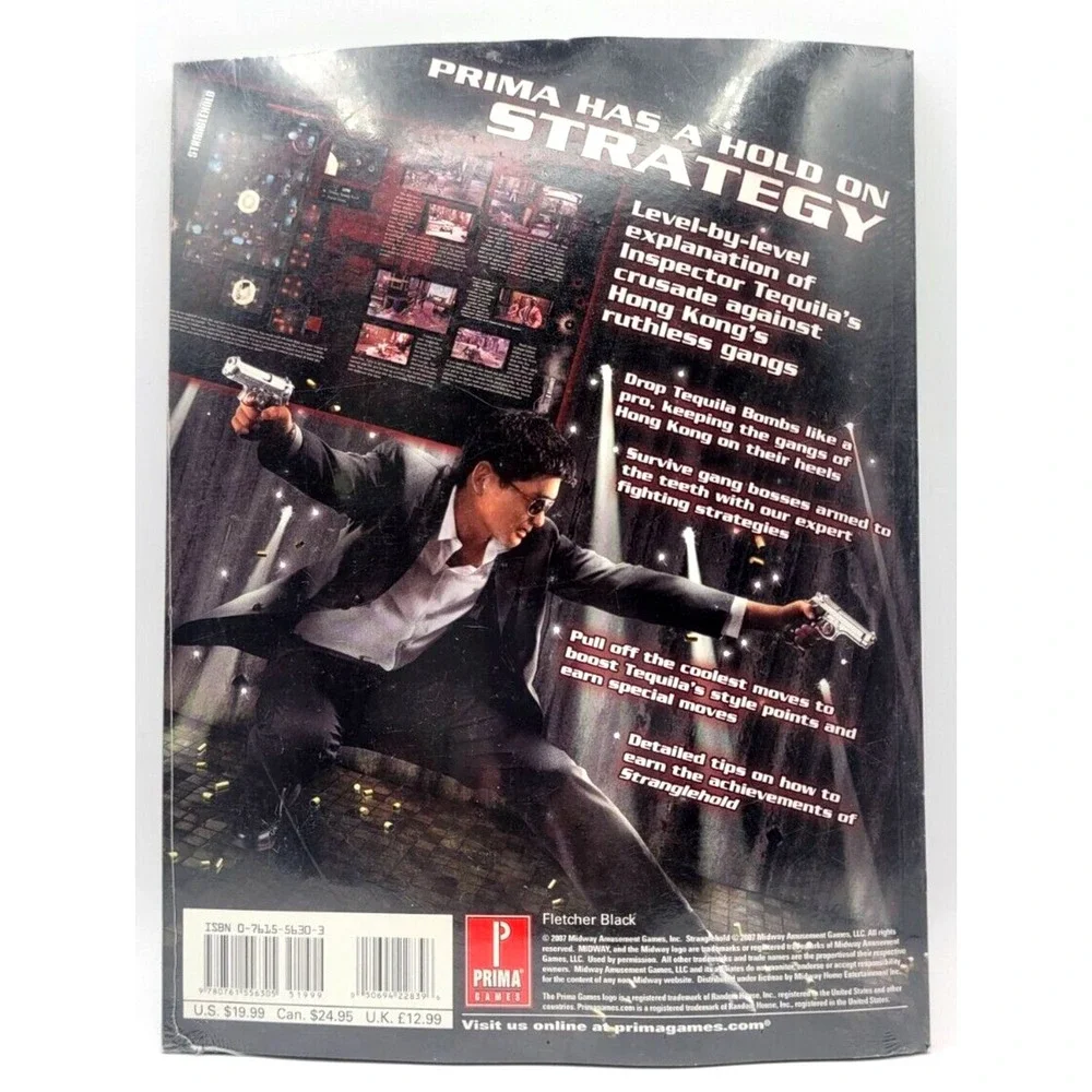 John Woo Presents Stranglehold‎ Prima Official Game Guide, New & Factory Sealed